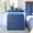 Blue, variant on Afuhokles 3 Drawers LED Nightstands with Charging Station, Night Stands for Bedrooms with Sliding Top, White Marble