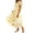 Yellow, variant on Erwazi Summer Dresses for Women Print Square Neck Short Sleeve A Line Dress Trendy Casual Style for Daily Wear Outdoor Activities Relaxed Daily Look Dresses