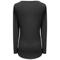 thumbnail image 4 of EDFBUYKRS Womens Tops Long Sleeve Shirts for Women Crew Neck Women Blouses Dressy Casual Ladies Tops and Blouses Fall S, 4 of 5