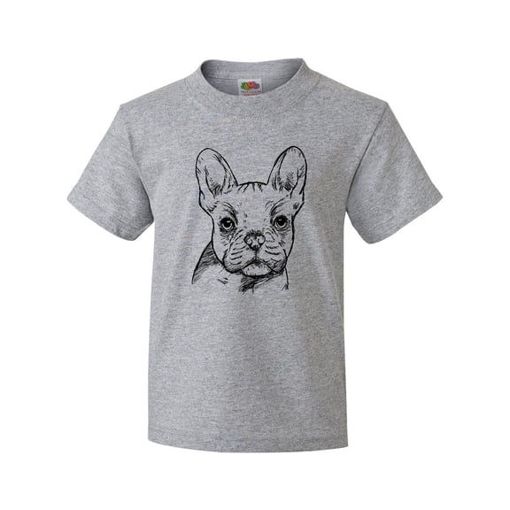 Inktastic French Bulldog Portrait Youth T-Shirt