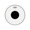 Remo 14 in. Controlled Sound Clear Black Dot Batter Drumhead - Top Black Dot