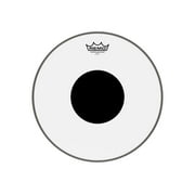 Remo  14 in. Controlled Sound Clear Black Dot Batter Drumhead - Top Black Dot