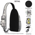 thumbnail image 3 of Crossbody Sling Backpack for Women Men Turtle Shape Shoulder Sling Crossbody Casual Chest Bag for Travel Sports Running Hiking, 3 of 6