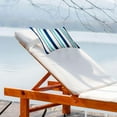 thumbnail image 7 of Outdoor Beach Chair Head Resting Pillow, Pool Lounge Chair Pillows with Insert and Adjustable Elastic Stripe for Chaise Recliner Neck Attachment, 7 of 7