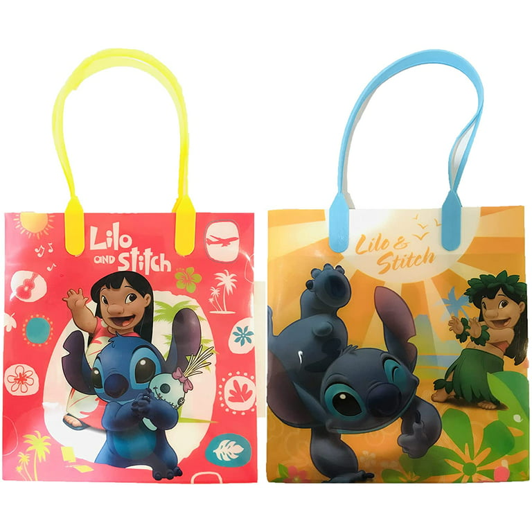 12 pcs Lilo & Stitch Birthday Goody Gift Loot Favor Bags Party Supplies  (assorted style) 
