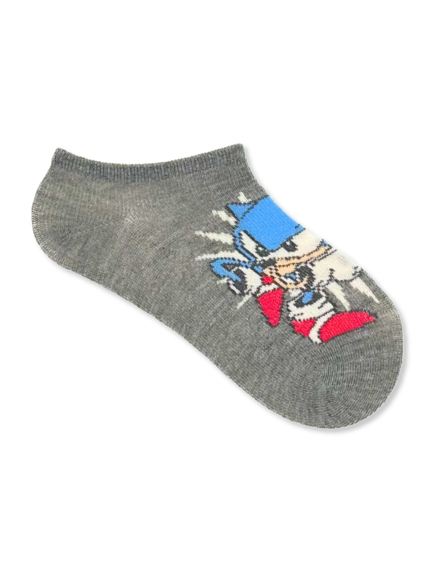Sonic the Hedgehog Boys No-Show Socks, 6-Pack, Sizes S-L
