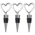 thumbnail image 1 of 3 Pcs Bottle Stopper(heart), 1 of 4