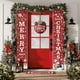 thumbnail image 1 of Christmas Couplet Door Curtain Custom Party Decoration Door Cover Christmas Flag Background Cloth, 1 of 6