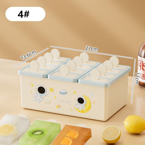 Molde casero for helado de paletas Herramienta de congelador DIY de 1 pieza for hacer deliciosas delicias congeladas