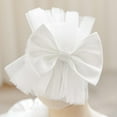 thumbnail image 6 of 6M-3T Baby Tutu Pageant Dress Toddler Bowknot Princess Tulle Girl Gown Flower Dresses with Headwear, 6 of 9