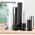 thumbnail image 3 of 4pcs Furniture Legs thickened adjustable Stainless Steel cylindrical metal Table Legs sofa Leg, 3 of 4