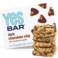 thumbnail image 1 of – Dark Chocolate Chip – Plant Based Protein, Decadent Snack Bar – Vegan, Paleo, Gluten Free, Dairy Free, Low Sugar, Healthy Snack, Breakfast, Low Carb, Keto Friendly (Pack of 6), 1 of 5