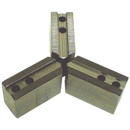

H & R Manufacturing 1.5mm x 60° Serrated Attachment Square Soft Lathe Chuck Jaw 3 Jaws Steel 1.181 Btw Mount Hole Ctrs 4 Long x 1-3/4 Wide x 3-1/2 High 0.63 Groove 12mm Fastener
