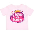 thumbnail image 3 of Inktastic I Love My Nanny Grandchild Girls Toddler T-Shirt, 3 of 5