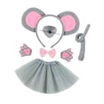 thumbnail image 3 of diadema con orejas de ratón para niños, tocado para fiesta de para Halloween, cumpleaños, 3 of 8