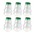 thumbnail image 3 of Tarro de dulces de 6 piezas, botella de azúcar transparente grande para , adornos navideños herméticos en forma de Navidad con tapa para cocin Verde mayimx tarro de caramelo, 3 of 9