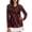 Bloody Handprints, variant on Psesaysky Ghost Face Print Long Sleeve Golf Shirts for Women Lightweight Casual Loose V Neck Zip Up Tennis Shirts for Women Plus Size 4-Way Stretch Slim Fit Halloween Casual Wear,S
