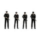 thumbnail image 2 of Modelo de policía femenina a escala 1/64, modelo de personas pequeñas, colección de decoración de escritorio, accesorios de película, ornamento en 2 mujeres y 2 hombres, 2 of 8