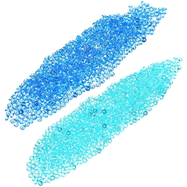 CPDD 4 Packs Crafts Decorative Rhinestones Clear Wedding Table Scatter Confetti Crystals Acrylic Diamonds Rhinestones Vase Beads for Table Centerpiece Decorations