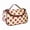 Brown Spot, variant on Moclever Travel Makeup Bag Portable Cosmetic Organizer with Cosmetic Mirror Waterproof Toiletry Wash Bag for Women, White Spot