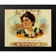 thumbnail image 2 of Vintage Apple Collection 14x12 Black Modern Framed Museum Art Print Titled - Lily Cig, 2 of 5