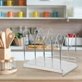 thumbnail image 4 of OULII Organizador De Tablas De Cortar En Acero Inoxidable Para Cocina Con Soporte Para Moderno, 4 of 7
