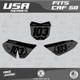 thumbnail image 2 of Kalair GFX Graphics Kit for Honda CRF50 (2013+) Usa Series, 2 of 5