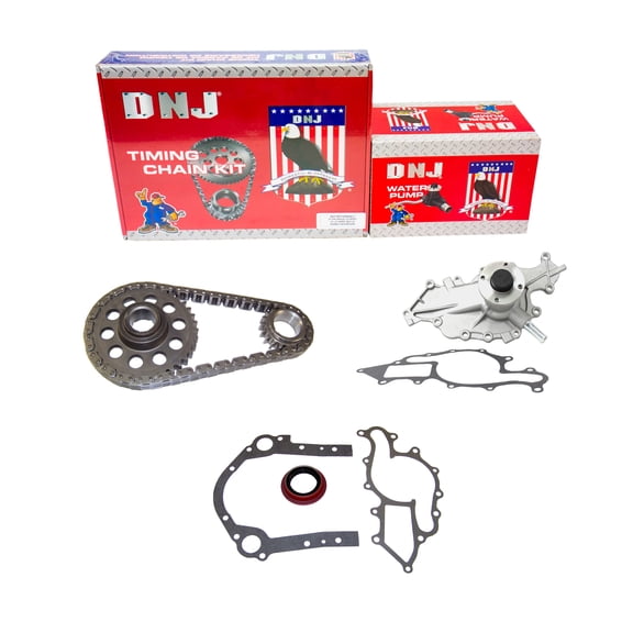 DNJ TK4045WP Timing Chain Kit with Water Pump Fits Cars & Trucks 95-98 Ford 3.0L V6 OHV 12V