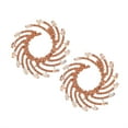 thumbnail image 1 of Pendientes de cristal Qarigey 1 par colgante Vintage joyería de moda para baile accesorios de regalo para novia y adolescentes oro, 1 of 6
