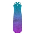 thumbnail image 5 of SMihono Robe Maxi Bohème d'Été pour Femmes Grande Taille Robe Longue Sans Manches Imprimée Col Croisé devant Robe de Plage, 5 of 5