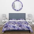 thumbnail image 3 of Designart "Paisleysn Lavender Purple II" Paisley Bedding Covert Set - Bohemian & Eclectic Bed Set With 2 Shams, 3 of 5