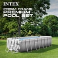 thumbnail image 2 of Intex 16' x 42" Frame Rectangular Above Ground Swimming Pool Set w/ Canopy, 2 of 7
