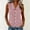 Red, variant on Rvasteizo Tank Tops for Women Stripe Print Casual Sleeveless Turn Down Doll Collar Slub Linen Button Open Cardigan Light Summer Ladies Camisole