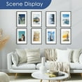 thumbnail image 2 of 11x17 Picture Frame Set of 6, Display Pictures 8x12 with Mat or 11 x 17 Without Mat for Wall Mounting Display, Photo Frames Collage for Wall Decor, Black., 2 of 7