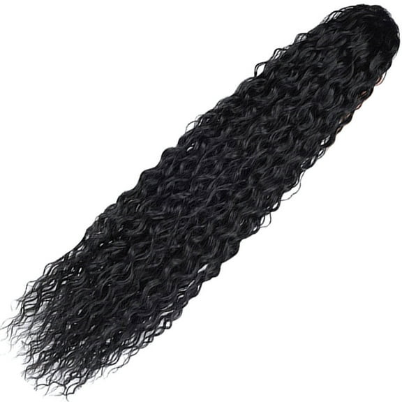 LITINKIMI Natural Ponytail Extension Hair Buns Hair Piece Women Halloween Concert 1Pcs 60X8CM