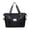 A003- Black, variant on Large Utility Tote Bag Light Purple Travel Bag Waterproof Weekender Bag Carry on Overnight Bag Gym Duffle Tote for Weekend Getaway Vacation Daily Use 1 Pack