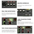 thumbnail image 4 of Amdohai 5-Channel Compact Audio Mixer Sound Mixing Console 48V Phantom, 4 of 8