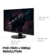 thumbnail image 4 of ViewSonic VX2716A 27 Inch 1080p 1ms 120Hz IPS Gaming Monitor with Eye Care, USB C, HDMI 1.4, and DisplayPort Inputs, 4 of 5