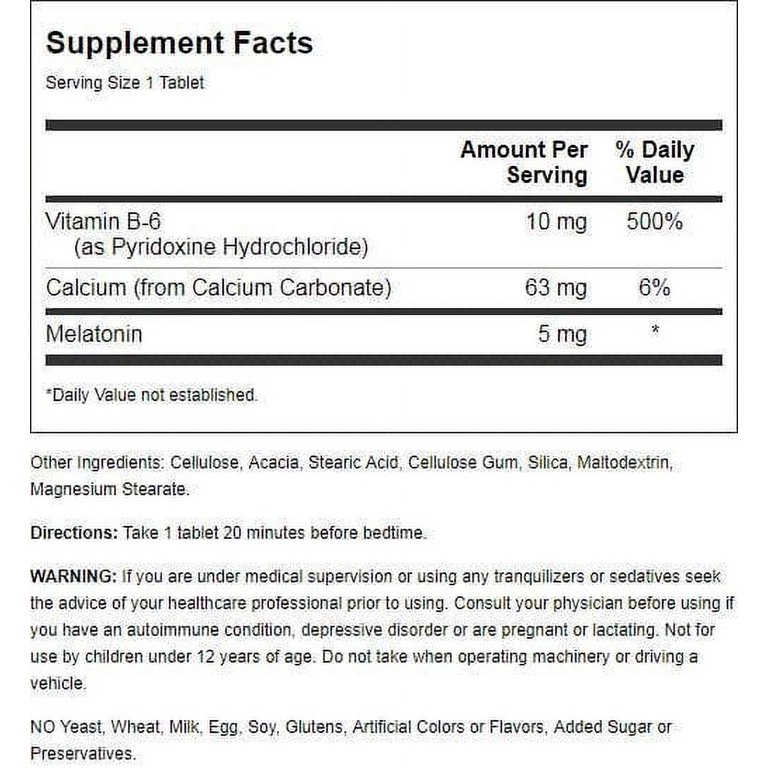 Natrol Melatonin 5 mg Tablets, 60 Ct
