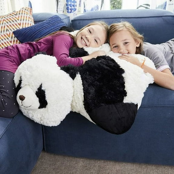 Pillow Pets Jumboz Comfy Panda Over-sized Plush Floor Pillow