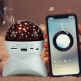 thumbnail image 5 of Staron under $5 Bluetooth Speaker with Starlight Projection, Rotating LED Sky Night Light Music Player, Bedroom Ambient Mood Lamp, 5 of 7