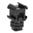 thumbnail image 2 of Professional Manufacturing One For Three Stand Cold Shoe Adapter Bracket  Cnc Machining For Allowing You To Add Various Devices Freely, 2 of 8
