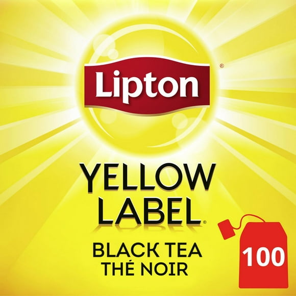 Thé Lipton Yellow Label Boîte de 100