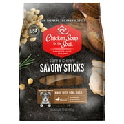 Angle View: Chicken Soup Savory Sticks Duck Dog Treats 32oz