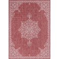 thumbnail image 2 of Rugs.com Outdoor Traditional Collection Rug – 8' x 11' Rust Red Flatweave Rug Perfect For Living Rooms, Large Dining Rooms, Open Floorplans, 2 of 8