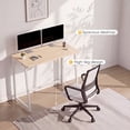 thumbnail image 3 of CONCETTA Lightweight Folding Desk 31.5", Space Saving Workstation, Portable Computer Table for Small Home Office & RV, Easy Set Up, Oak, 3 of 8