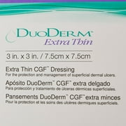 DuoDerm CGF Hydrocolloid Dressing Extra Thin, 3 x 3 Strip - 1 Count