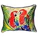 thumbnail image 3 of Betsy Drake SN317 11 x 14 in. Two Parrots Small Indoor & Outdoor Pillow, 3 of 4