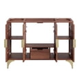 thumbnail image 4 of Modway Daylight 48" Solid Mango Wood Bathroom Vanity Cabinet in Walnut, 4 of 7