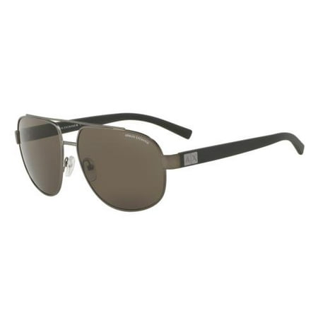Armani Exchange Men's AX2019S-608873-60 Grey Aviator Sunglasses